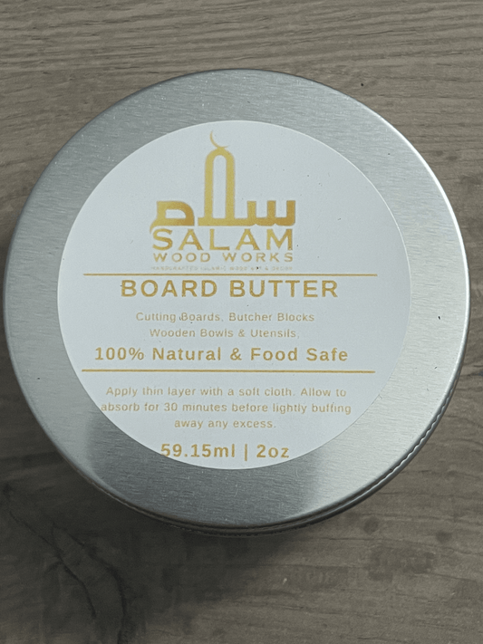 Board Butter for Cutting Boards, Charcuterie Boards, Wooden Kitchen Utensils - 2oz - Salam Wood Works, LLC